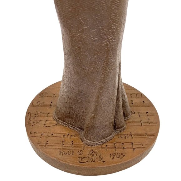 Tom Clark RUBY Figurine 29 Opera Singer Musician Musical Notes COA 1985 Gnome - Picture 6 of 6